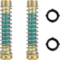Hourleey Garden Hose Protector, Hose Extension Adapter with Coil Spring, 2 Pack