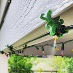 Plant Support Clips | Tomato Cage Connectors for Trellis, Garden Stakes, Wire Fence, Climbing Plants, Vine, Gardening, Indoor Plants & Hydroponics Growing (Incognito Green - 26 Pack)