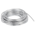 PATIKIL 3.5mm Bonsai Training Wire, 1 Roll Floral Wire Stems Anodized Aluminum Tree Wire 32.8 Feet Total for Gardening Branch Fixing, Silver