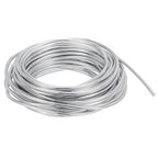 PATIKIL 3.5mm Bonsai Training Wire, 1 Roll Floral Wire Stems Anodized Aluminum Tree Wire 32.8 Feet Total for Gardening Branch Fixing, Silver