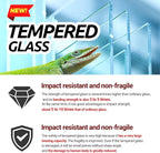 REPTI ZOO Reptile Tempered Glass Extra-Long Terrarium Habitats 48" x 18" x 18" Reptile Amphibians Large Enclosure for Snake/Bearded Dragon/Lizard ect.