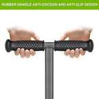Dolibest Lawn Coring Aerator, Stainless Steel 4 Corer Plug Aerator Tool with Soft Rubber Grip, Manual Grass Aerating Tool, Garden Tool & Cleaning Hand Tool for Loosening Soil and Improving Lawn Health