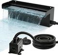 16 Inch Pond Spillway Waterfall Kit with 930GPH Pump, for Up to 6000 Gallon Ponds, Garden Patio Outdoor Water Feature,Waterfall for Pond(3-Year Warranty)
