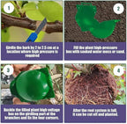 20 Pcs Air Layering Pods,Reusable Air Layering Propagation Kit Grafting Tool Plant Root Growing Box for Fast Propagation Plant Rooting Ball Grafting Kit Plant Propagation Ball Tree Grafting Supplies