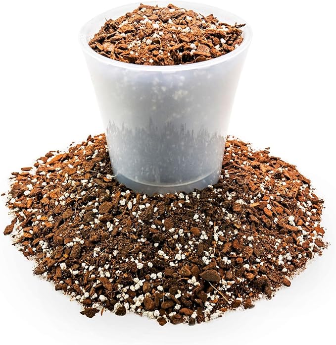 Premium Monstera Soil Mix by Gardenera - Perfect Drainage and Moisture Retention for Swiss Cheese Plant (2 Quart)