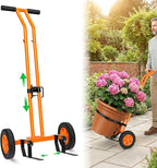 Plant Dolly,Plant Caddy With Wheels,Cart With Adjustable Grabbing Arm For Garden Plant Pot Mover Trolley Cart With Strap, For Indoor & Outdoor, 200 Lbs Weight Capacity, Enhanced And Upgraded Version