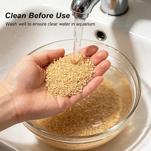 Succulent and Cactus Gravel Pebbles,Landscaping Pebbles,River Rocks,Garden Landscaping Stones,Gravel Filler for Home Decoration Flower Bed Fish Tank Plants Vases Succulents (Beige, 1 Pound)