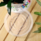 SupKing 2 Pack 12 Inch Plant Saucers Drip Tray Heavy Sturdy Plastic Flower Pot Saucers for Indoor,Clear Plastic Planter Water Tray for Plant Pots Liners (12''-Clear)