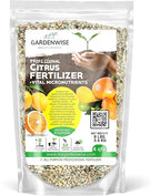 GARDENWISE Professional Citrus Fertilizer + Vital Micronutrients; Perfect Balanced NPK for All Citrus; for Indoor and Outdoor Plants; Orange, Lime, Avocado and Lemon Tree Fertilizer (4 QUARTS)