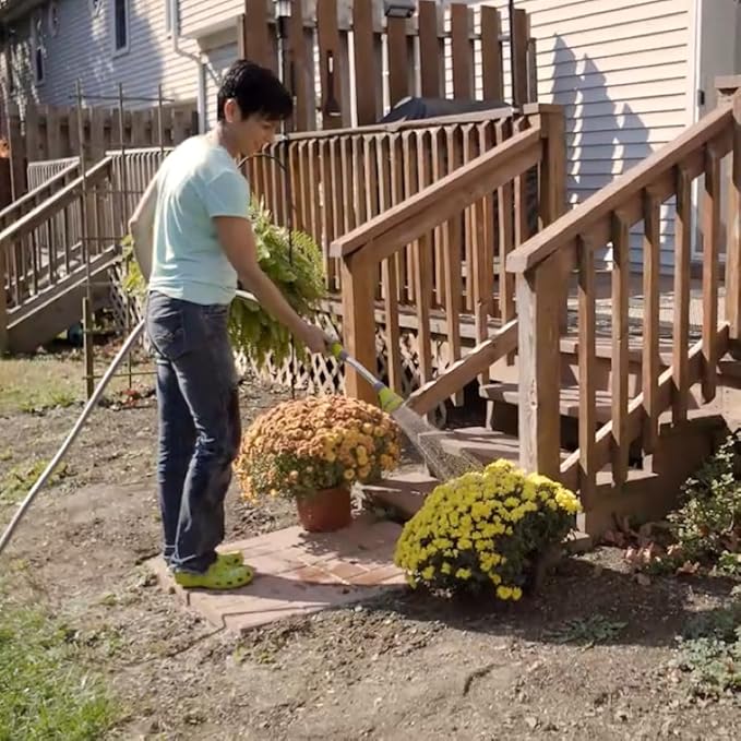 15" Watering Wand, 8 Spray Patterns, Thumb Control