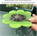 60 Pack Plant Pot Hole Pads Fiber Fabric Instead of Mesh Pad Drainage Hole Cover Pad Fine Filter Non Dirt Bottom Screen Layer Stopper to Prevent Soil Loss Planters Pots Watering