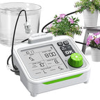 RAINPOINT Large Display Automatic Plant Waterer Indoor for Pot Plant,Cycle & Soak Mode Vacation Self Watering Drip Irrigation System Device Kit Herb Garden Greenhouse Grow Tent Water 10-15 Plants