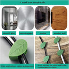 60 Pcs Plant Climbing Wall Fixture Clips Acrylic Self-Adhesive Sticker Fixer Vine Traction Invisible Holder Climbing Plant Green Leaf Vines Hook Fixing Clip Indoor Outdoor Decoration