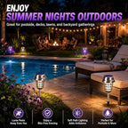2026 4Pack Mosquito Repellent Outdoor Patio Solar Bug Zapper Outdoor Mosquito Zapper for Moths,Gnats,Flies,Small Flying Insect,Electric Fly Zapper for Backyard,Garden,Gnat Killer for Vegetable Beds