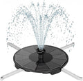 Solar Fountain Pump with 3 Spray Height Adjustment, Upgraded PET Solar Bird Bath Fountains with 6 Nozzles, Solar Water Fountain Pump for Outdoor, Bird Bath, Garden, Pool, Pond