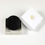 Wazakura Ikebana Kenzan Flower Pin Frog, Made in Japan, Floral Arranging Tool, Round - 61mm(2.4") Black