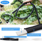 2025 Flat Soaker Hose 25 ft for Garden, 25' Linkable Drip Hose Diy Garden Irrigation System Saving 80% Water, Dual-layer Leak-free Design Water Hose with Holes