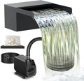 Biling Pond Waterfall Spillway Kit, 8” Waterfall Box with 660 GPH Powerful Pump, Triple Filtration System (Ceramic Rings & Sponge), Complete DIY Water Feature Kit for Garden Ponds, Streams and Patio
