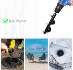 Bulb Planter Tool,Auger Drill Bit for Planting 3.15x8.66 Inch Suitable for 3/8”Hex Drive Drill
