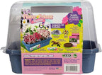 Grow Your Own Flower Princess Palace Terrarium Starter Kit - Blooming Jewelweed & Princess Flowers, Includes Pony, Royal Gems & Complete Supplies to Start Growing in a Week
