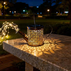 SRNPMIU Solar Watering_Can Light - Solar Yard Decorations Outdoor,Garden Decor Lights for Yard,IP65 Waterproof Hanging Lantern Lights,Outside Garden Flower Bed Decor Light for Moms Birthday 2PCS