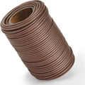TELENT OUTDOORS 130 Feet Soft Plant Tie Brown Twist Garden Ties for Plants Gardening Home Office Organization TPR Garden Ties Supplies with 2.5mm Diameter