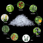 Tomato Clips for String Trellis - Plant Support Trellis Clip for Climbing Plants Garden Vegetables, Bulk Vine & Tomato Plant Clips (White-100Pcs)