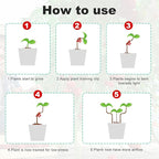 Ouligay 40pcs Plant Training Clips, Plastic Plant Clip, Lst Clips for Low Stress Training Plant Stem Support, 90 Degree Angle Plant Clips(Circle Style,Red and Green)