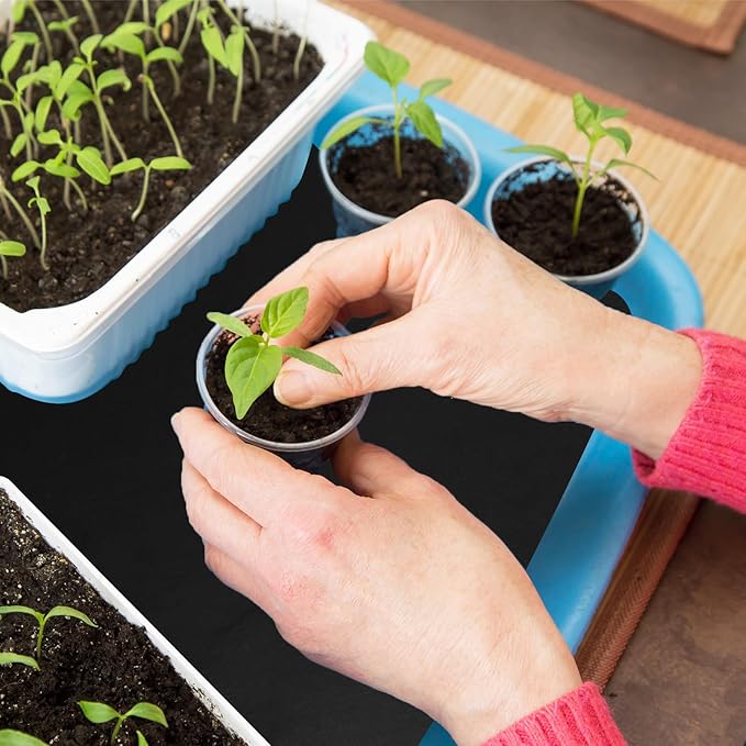 2Pack Automatic Plant Watering Mat 47.2"x39.4" Capillary Mat for Plants Watering Mat Automatic Watering System for Potted Plants 3mm Thick Self Watering Mat for Greenhouse Indoor Plants