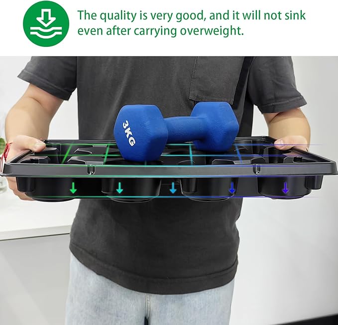 RooTrimmer 12 Cell Round Nursery Trays Thickened Durable Seedling Pots Shuttle Carrying Trays for Holding 4 inch Pots (16.85" 12.6", 5-Pack)