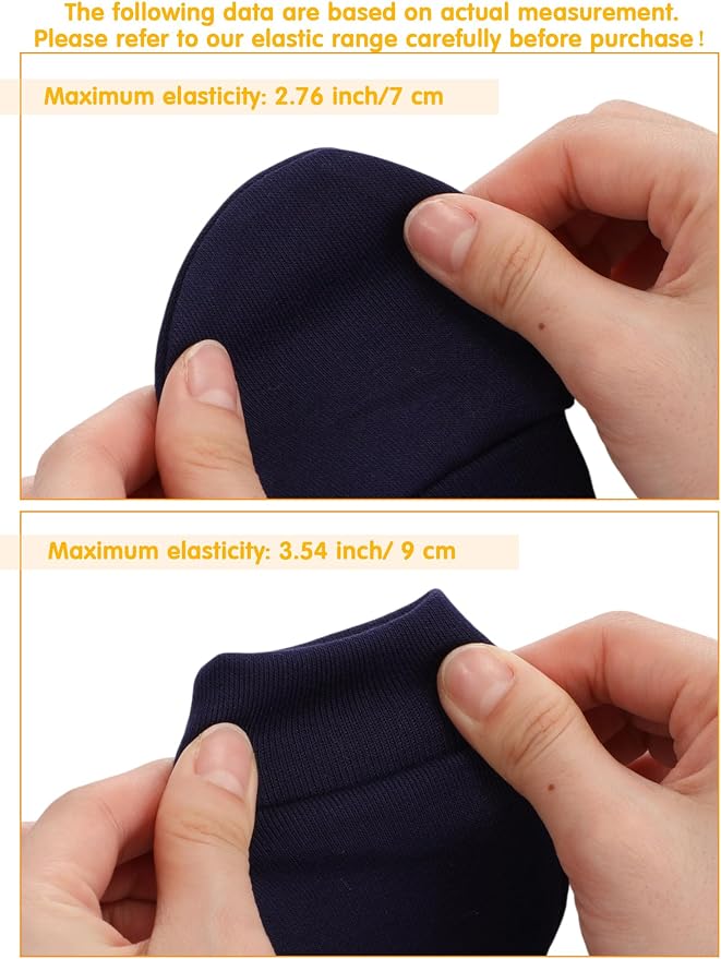 Geyoga 12 Pieces Newborn Hat Mittens Gloves Set Baby Boys Girls Cotton Baby Beanie for 0-12 Months