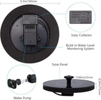 Solar Fountain for Bird Bath, Solar Powered Fountain Pump 1.5W Solar Water Fountain Floating Birdbath Water Pumps for Garden, Patio, Pond and Pool