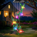Mom Grandma Nana Wife Sister Gifts for Mothers Day, Easter Mother Birthday Gardening Hummingbird Gifts for Women, Winzwon Wind Chimes Solar Lights Outdoor Decor for Garden Patio Yard Porch