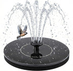 Yeomi Solar Fountain, Floating Solar Water Pump for Bird Bath, Outdoor Water Fountain No Battery or Electricity Needed, Easy to Use for Garden, Pond, Patio