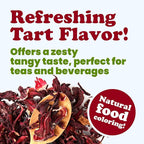 Food to Live Organic Hibiscus Flowers, 4 Ounces – Whole Petals. Great for Herbal Tea. Non-GMO. Caffeine-free. Good Source of Vitamin C. Bulk. Kosher