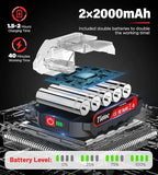 Tietoc Mini Chainsaw 6-Inch with 2 Batteries, Electric Saw, Stocking Stuffers Christmas Birthday Gifts Present for women mom wife Adults, Cool Gadgets 2025