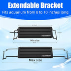 AQUANEAT LED Aquarium Light Full Spectrum for 8 Inch to 10 Inch Fish Tank Light Fresh Water