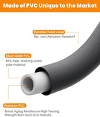 75 FT Garden Hose, Non-Expanding Water Hose, Ultra Flexible, Burst-Resistant, Kink-Free, High-Pressure Garden Hose for Easy All-Weather Use on Lawns, Gardens, and Outdoor Cleaning