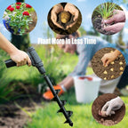 Auger Drill Bit for Planting 2 x 8.7in & Garden Drill Bit for 3/8" Hex Drive & Earth Post Hole Digger Bulb Planter Plant Flower Planting Auger for Drill Rapid Bedding Digging