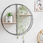 Decorative Hanging Plants for Shelf, Faux Ivy Eucalyptus Vine, Fake Greenery in White Bigger Pot (Light Green, 1PCS)