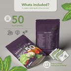 Garden Pack Vegetable Seeds Pouch - 50 Varieties of Vegetable, Herb & Flower Seeds for Planting - 25,000 Non GMO Heirloom Seeds - Gardening Gifts for Men and Women