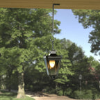 Saffruff 8 Inch 2 Pack Black Heavy Duty Outdoor Plant Hangers, Iron Hanging Plant Brackets for Hanging Plants Outside, Metal Plant Hooks Plant Wall Hooks for Hanging Lantern, Bird Feeder