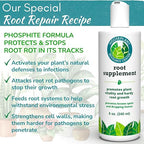 Root Rot Repair for Houseplants – Root Supplement & Recovery Drops for Overwatering or Shock | Heals Roots, Prevents Yellowing, Brown Spots & Dropping Leaves (8 oz)
