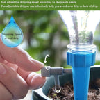 Suyeah 24PCS Self Watering Spikes for Plant,Indoor & Outdoor Automatic Plants Waterer,Plug-in Device with Adjustable Valve Switch, Self Watering Planter Insert