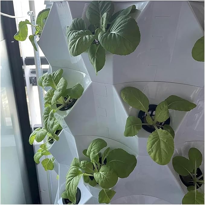 Hydroponics Growing System Vertical Hydroponics System Pineapple Tower Intelligent Planter Aeroponic Garden Greenhouse for Vegetable Flower Herb Hydroponic Tower