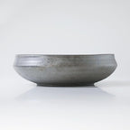 Wazakura Minoyaki Series Round Ikebana Flower Vase Made in Japan, Arrangement Pottery Supplies - Sumi