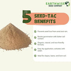 Earthwise Seed-Tac Premium Organic Tackifier – Erosion Control, Plant-Based Binder, Soil Restoration, Non-Toxic, Pet Safe – Covers Up to 5,000 sq ft, 10 lb