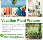Plant Watering Devices 6 Pack Terracotta Vacation Plant Waterer Wine Bottle Watering Stakes Slow Release Plant Watering Spikes Self Watering Devices for Indoor Outdoor Plants