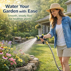 Metal Garden Hose 75 ft – 304 Stainless Steel Water Hose with Nozzle Sprayer, Garden Hoses Flexible, Lightweight, No Kink, Heavy Duty for Outdoor (75 ft)