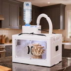 Indoor Mushroom Growing Kit Mushroom Cultivation Equipment Includes Humidity Control, Air Circulation Fans and Mushroom Grow Box